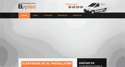 Desktop Screenshot of el-plan.dk